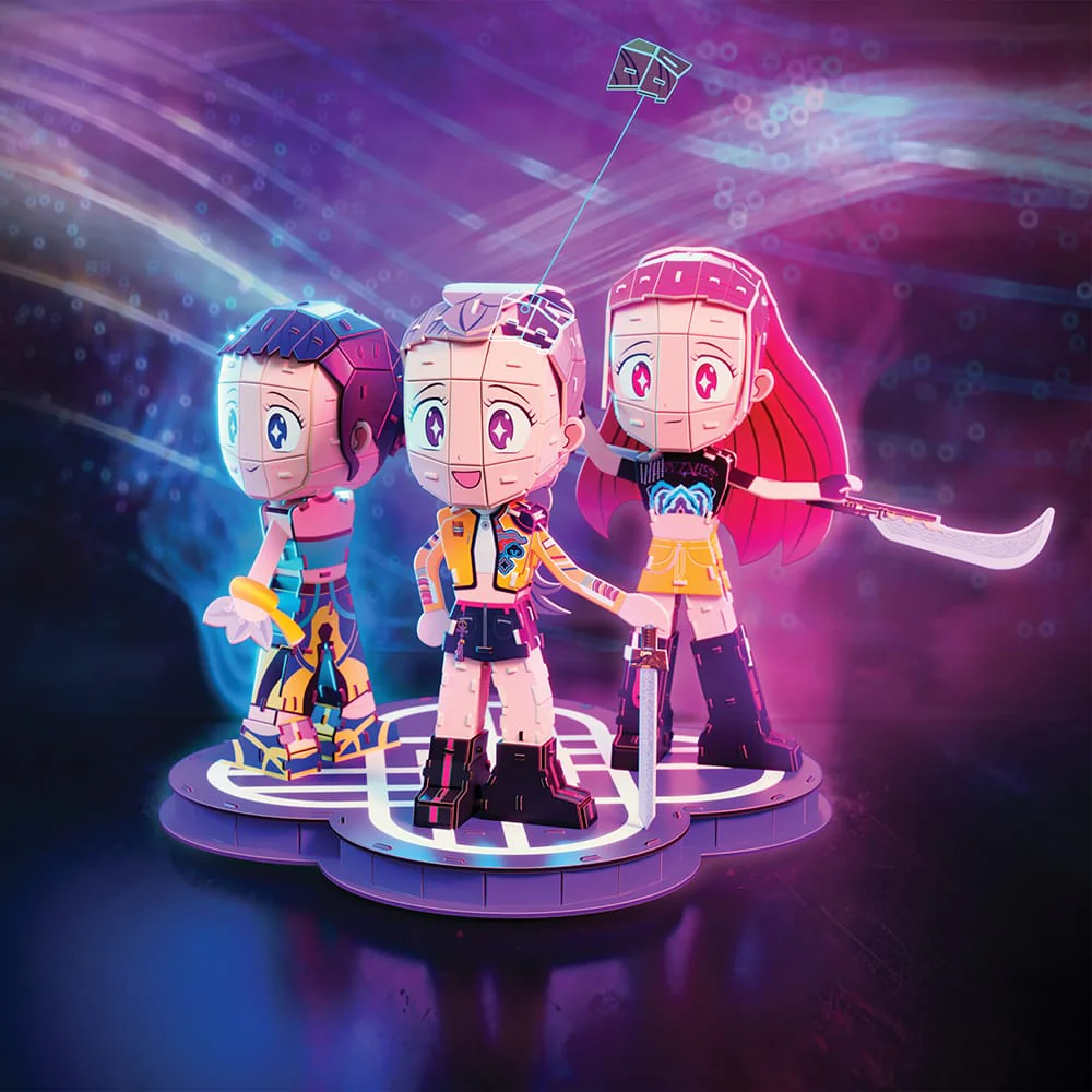 4D Build Kpop Demon Hunters Huntrix Chibi Set - Image 4