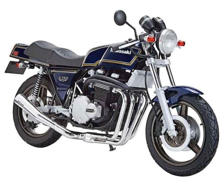 Aoshima 1/12 Kawasaki KZ750D Z750FX 1979 Custom Plastic Model Kit