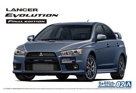 Aoshima 1/24 Mitsubishi CZ4A Lancer Evolution X Final Edition 2015 Plastic Model Kit
