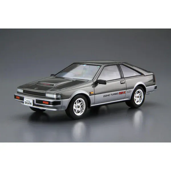 Aoshima 1/24 Nissan S12 Silvia/Gazelle Turbo RS-X 1984 Plastic Model Kit [020103] - Image 3
