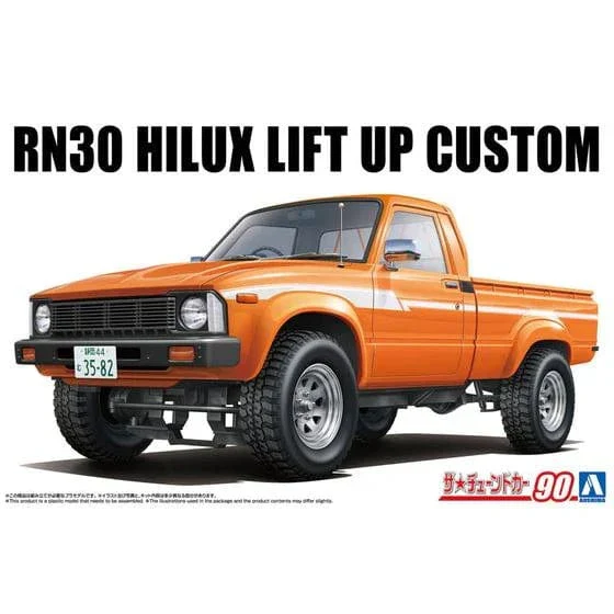 Aoshima 1/24 RN30 Toyota HILUX LIFT UP Custom 1978 Plastic Model Kit