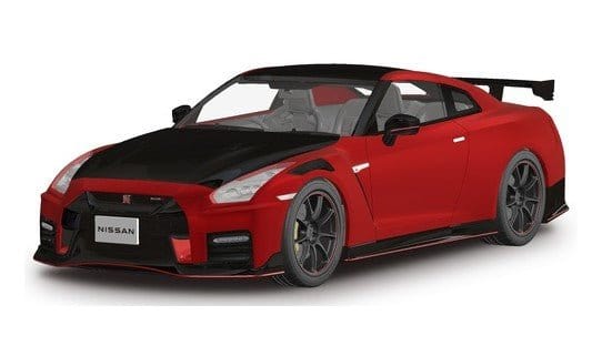 Aoshima 1/24 Snap R35 Nissan GT-R Nismo Special Edition 2022 Vibrant Red Plastic Model Kit