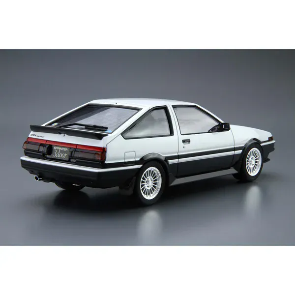 Aoshima 1/24 Toyota AE86 Sprinter Trueno Gt-Apex 1985 Plastic Model Kit [020057] - Image 2