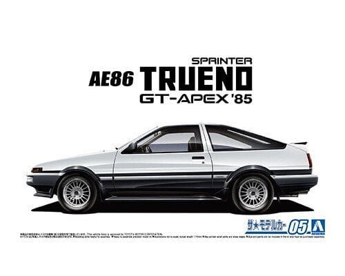 Aoshima A006141 1/24 Toyota Ae86 Sprinter Trueno Gt-Apex 85