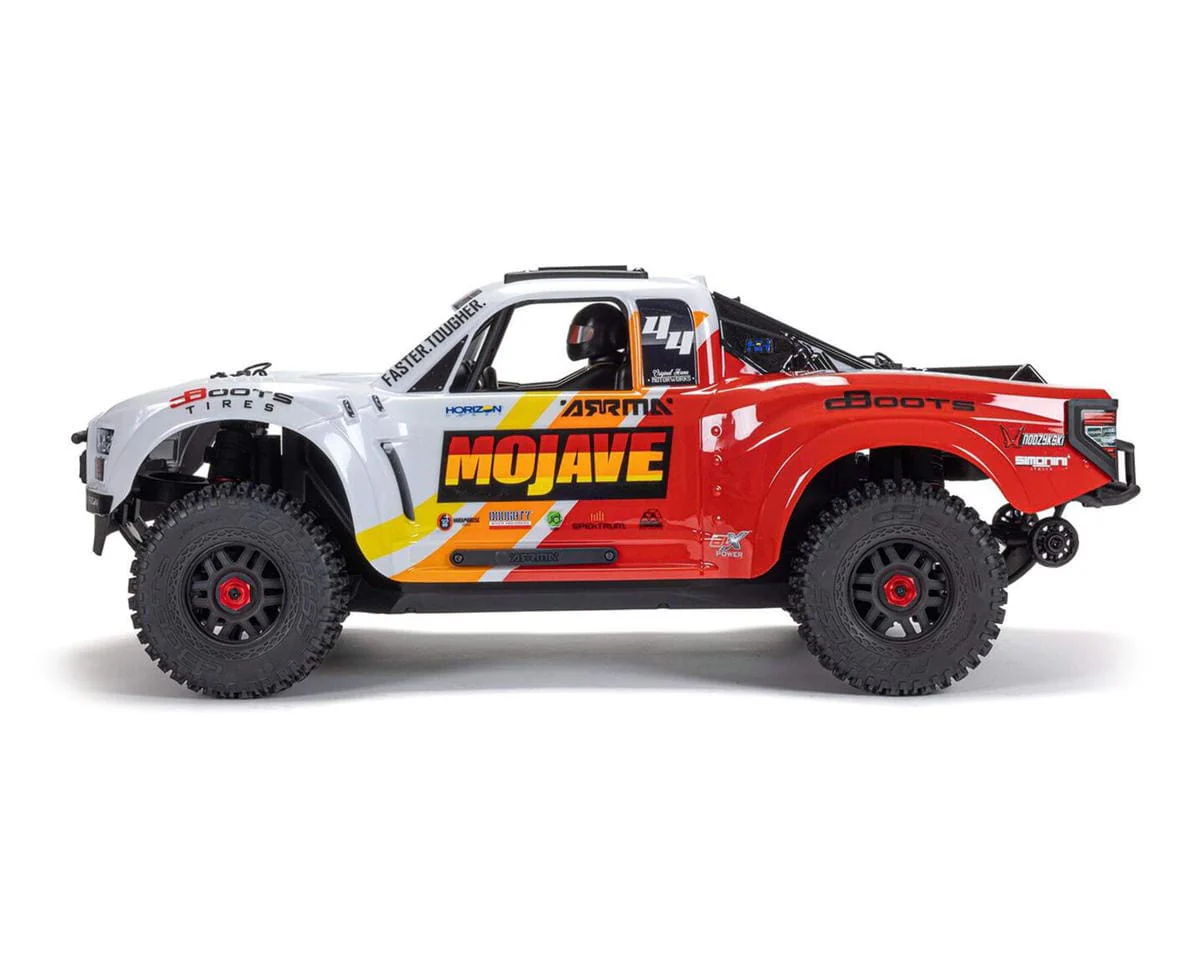 Arrma Mojave 4X4 BLX 4S Desert Truck RTR White/Red [ARA4404T1] - Image 2