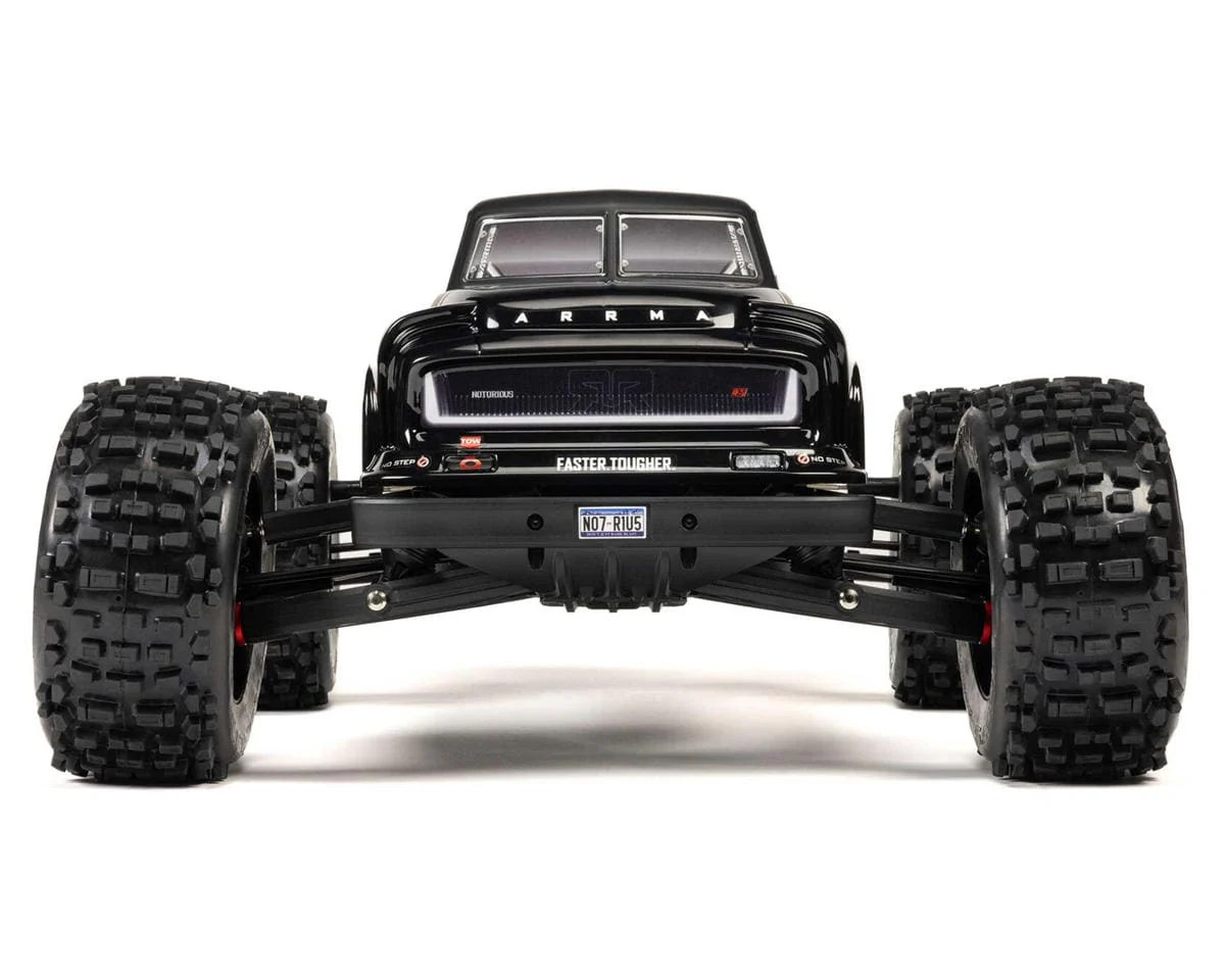 Arrma Notorious 6S BLX 4X4 1/8 Stunt Truck, RTR, Black - Image 6