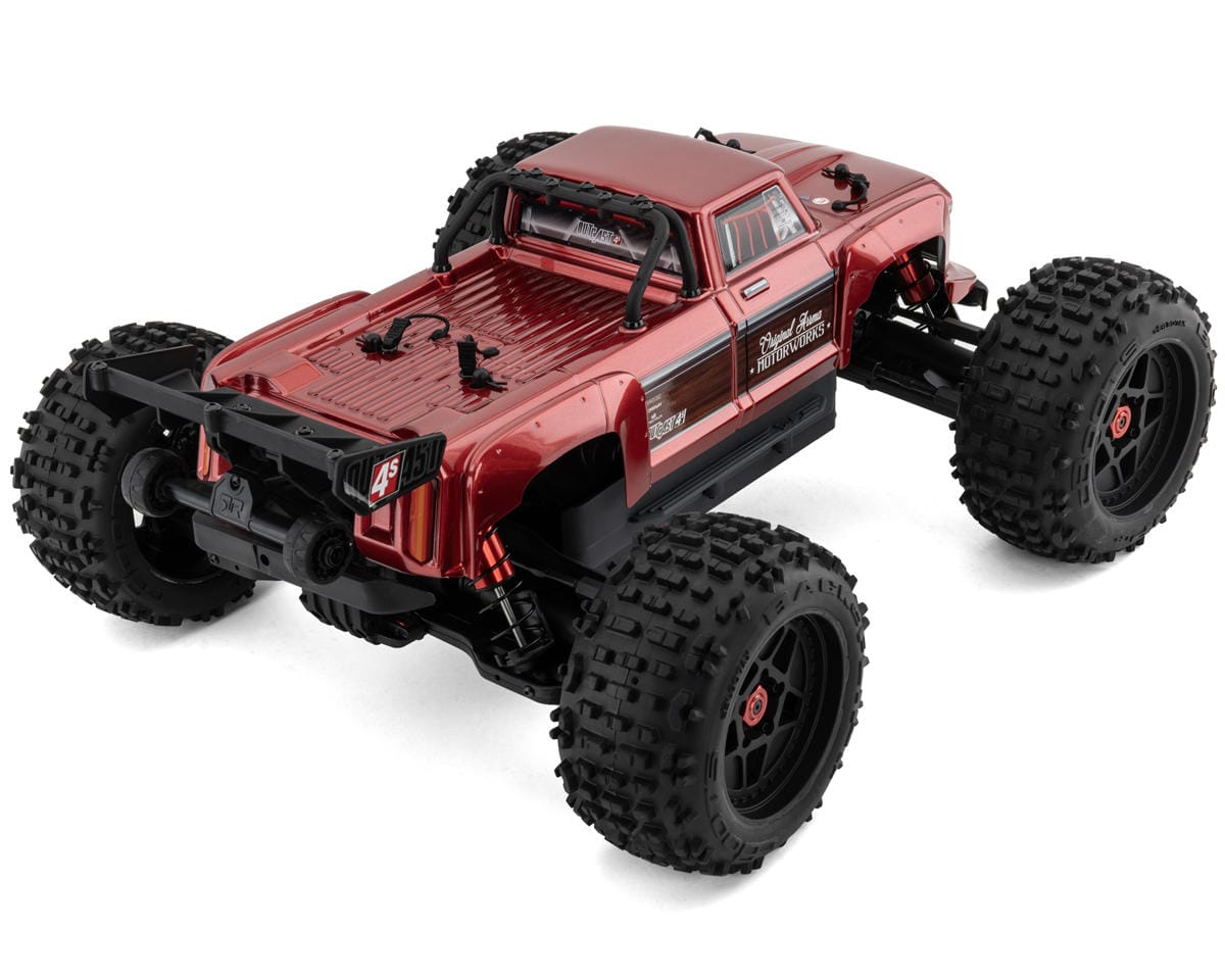 Arrma Outcast 4X4 BLX 4S Stunt Truck RTR Red [ARA4410V2T4] - Image 2