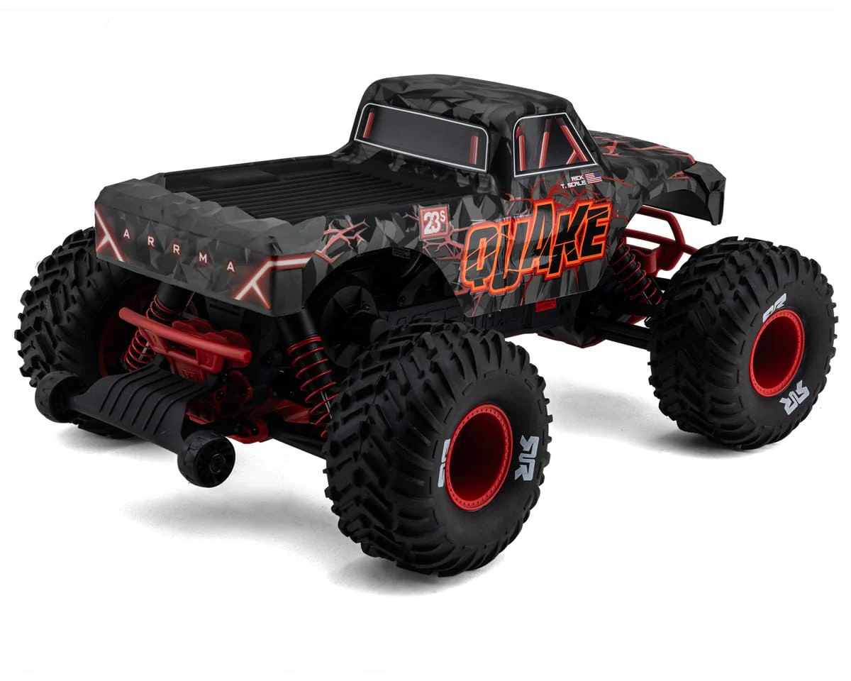 Arrma Quake 223S BLX DSC 1/10 2WD Monster Truck RTR Red [ARA3537T1] - Image 2