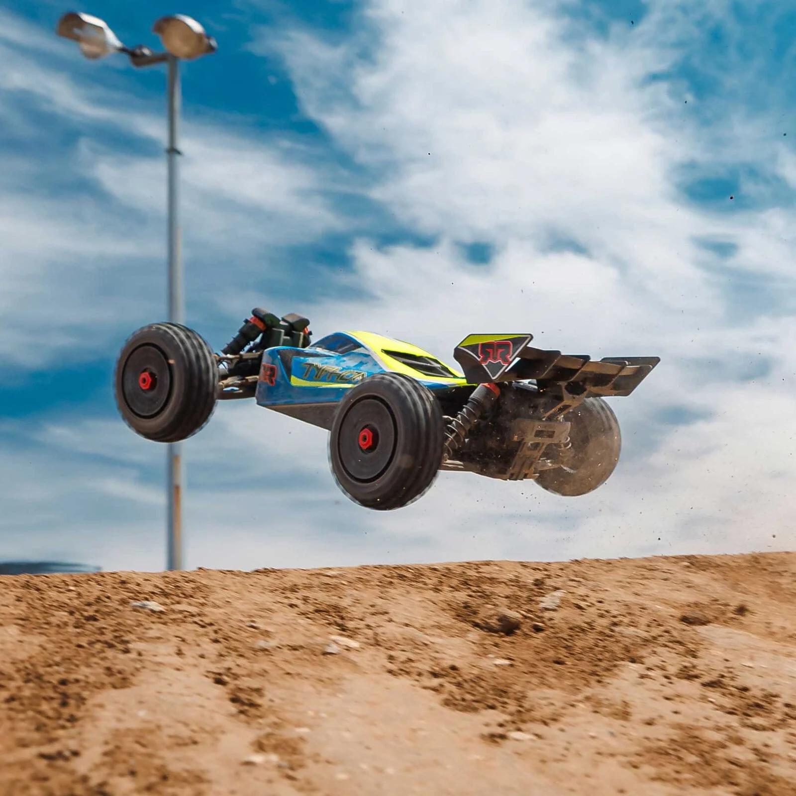 Arrma Typhon 223S DSC 4X4 BLX 1/8 RC Buggy RTR Blue/Yellow, [ARA4306V4T4] - Image 13