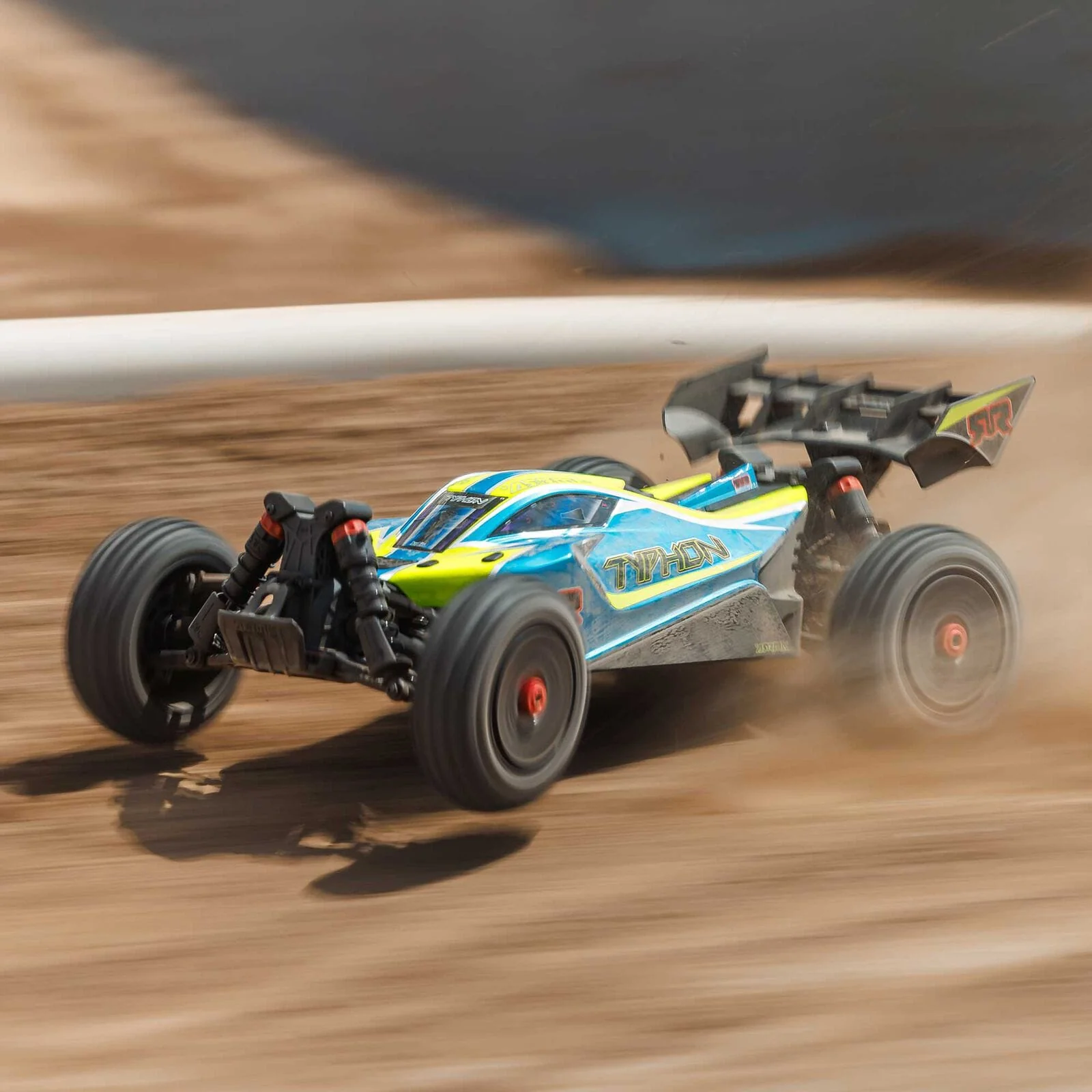 Arrma Typhon 223S DSC 4X4 BLX 1/8 RC Buggy RTR Blue/Yellow, [ARA4306V4T4] - Image 17