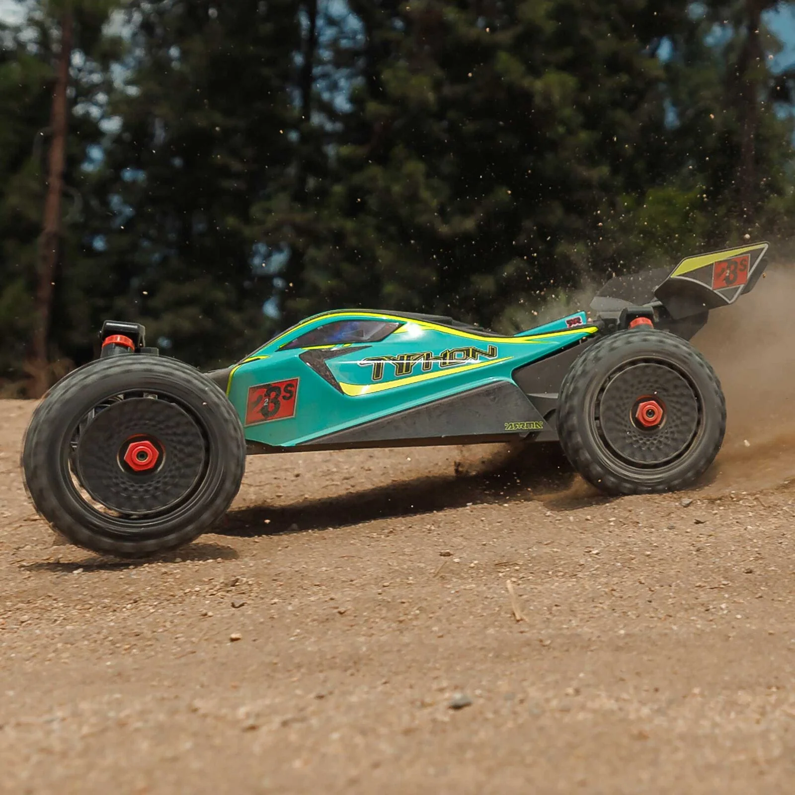 Arrma Typhon 223S DSC 4X4 BLX 1/8 RC Buggy RTR Green [ARA4306V4T1] - Image 17