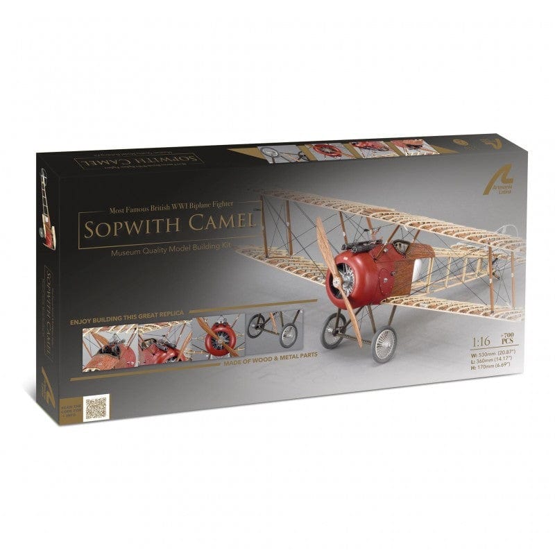 Artesania 20351 1/16 Sopwith Camel Wood And Metal Model Kit