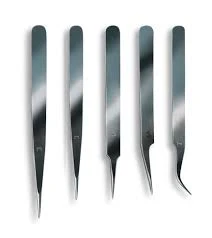 Artesania 27068 Fine Stainless Steel Tweezer Set (5pcs) - Image 2