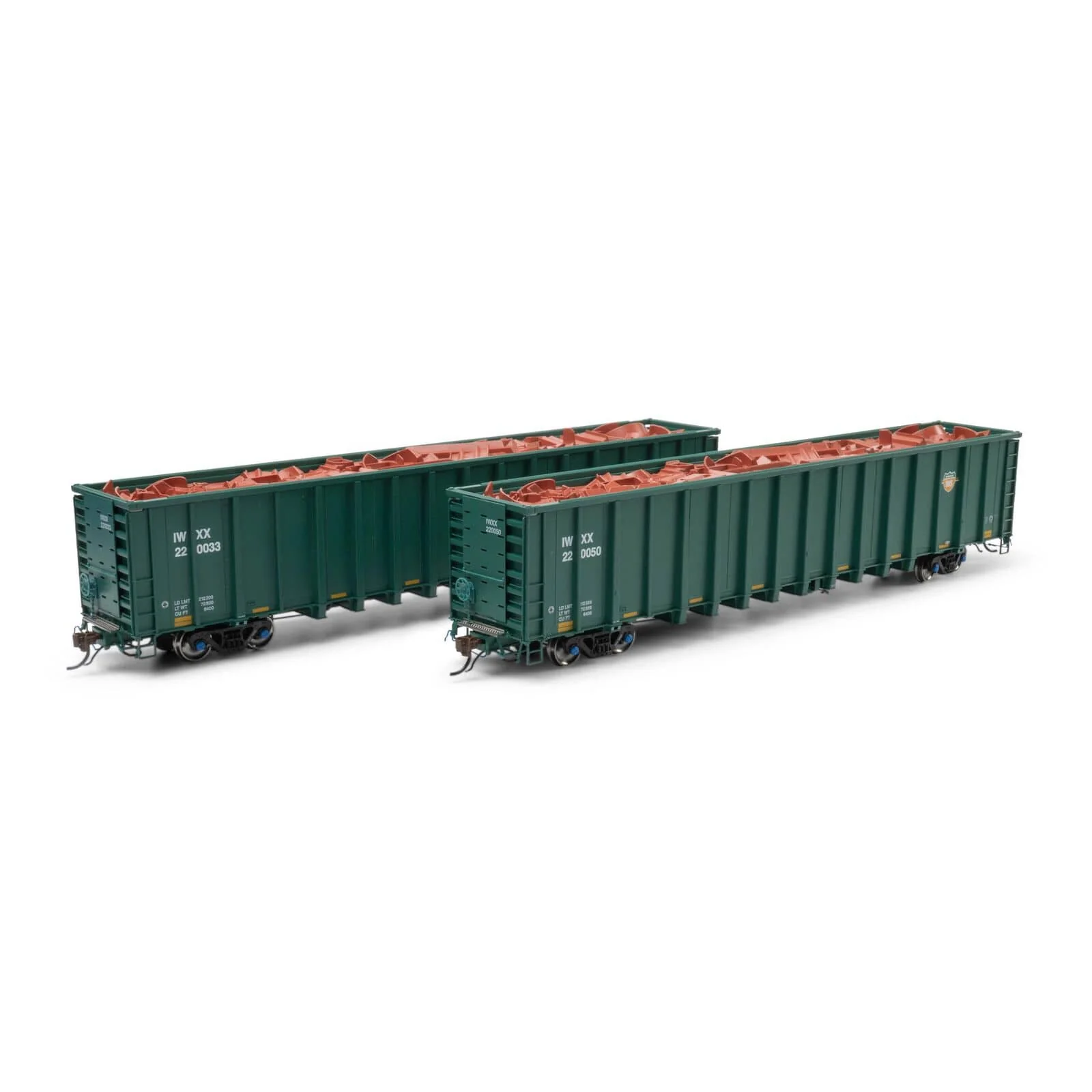 Athearn HO Scale NSC 6400 Gondola, IWXX 220033/220050 (2 Pack)