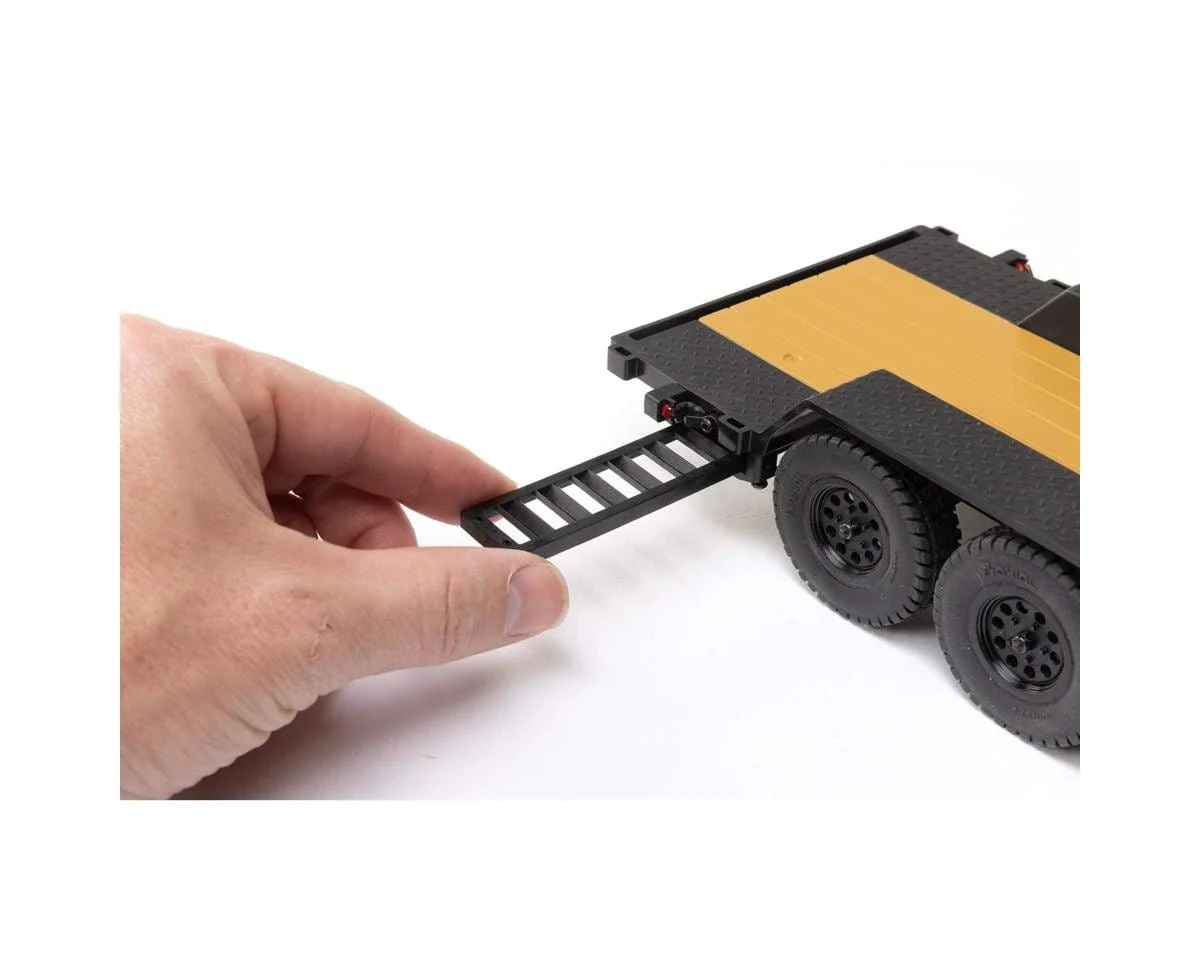 Axial SCX24 Flat Bed Vehicle Trailer with LED Tail Lights - Image 7