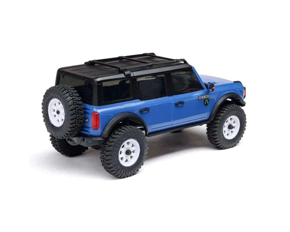 Axial SCX30 1/30 Ford Bronco Mini RC Rock Crawler RTR - Blue [2048T1] - Image 3