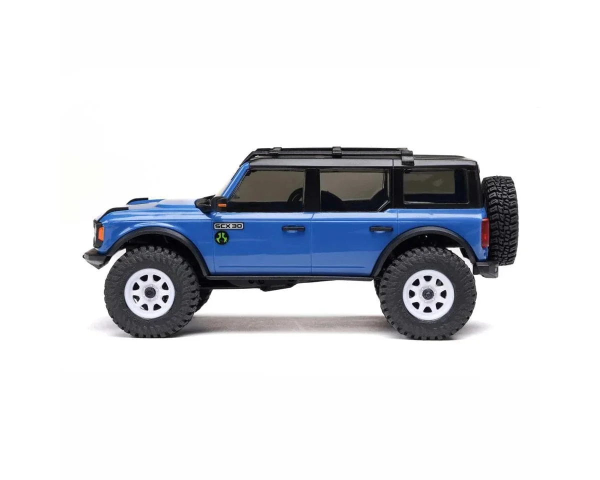 Axial SCX30 1/30 Ford Bronco Mini RC Rock Crawler RTR - Blue [2048T1] - Image 4