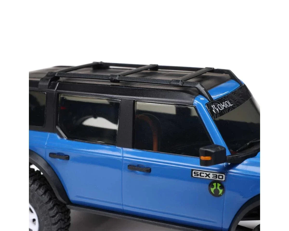 Axial SCX30 1/30 Ford Bronco Mini RC Rock Crawler RTR - Blue [2048T1] - Image 6