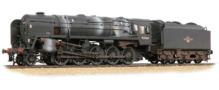 Bachmann Branchline 32-862SF OO Scale BR Std 9F (Tyne Dock) with BR1B Tender 92060 BR Black (Late Crest) Weathered - DCC/Sound