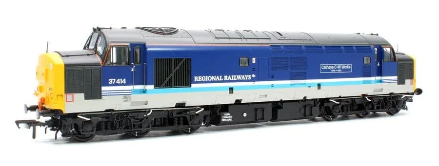 Bachmann Branchline 35-338SFX OO Class 37/4 37414 Cathays C&W Works BR Regional Diesel - Deluxe DCC/Sound** - Image 3