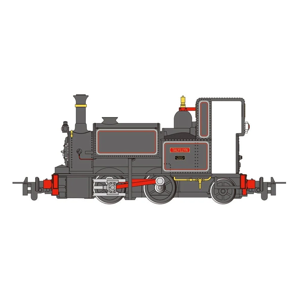 Bachmann Branchline 59101 OO-9 Scale Talyllyn Fletcher, Jennings & Co 0-4-2ST (Black)** - Image 2