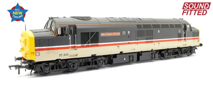 Bachmann Branchline OO 35-336SF Class 37/4 Refurbished 37401 Mary Queen of Scots BR IC Mainline DCC/Sound