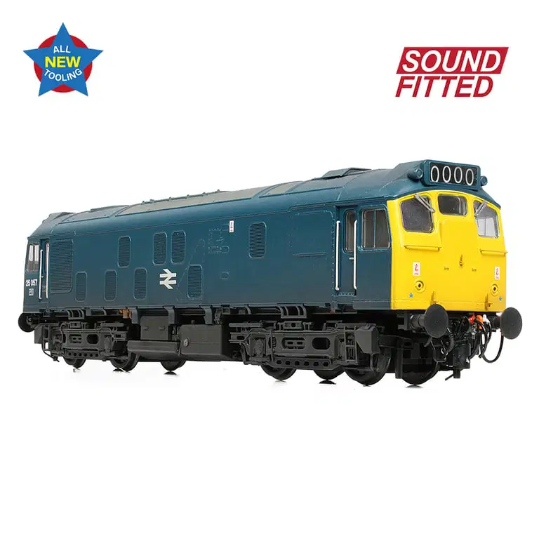 Bachmann Branchline OO Scale Class 25/1 25057 BR Blue [W] - Image 2