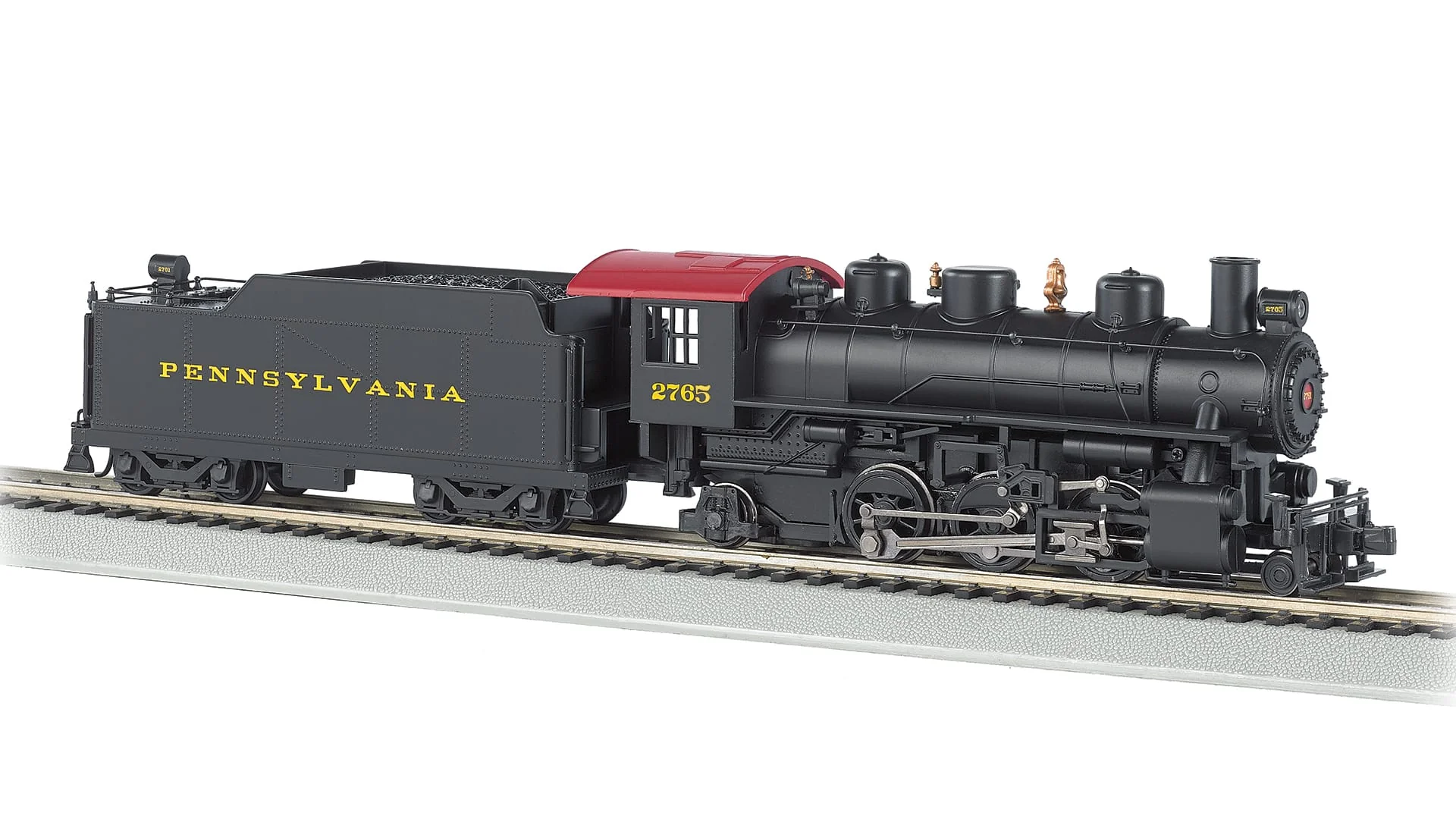 Bachmann USA HO Scale Prairie 2-6-2 w/Smoke & Tender - Pennsylvania #2765 - Image 2