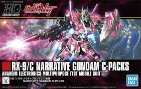 Bandai 5056760 1/144 HGUC Narrative Gundam C-Packs