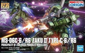 Bandai 5057576 1/144 HG Zaku Ii Type C-6/R6**