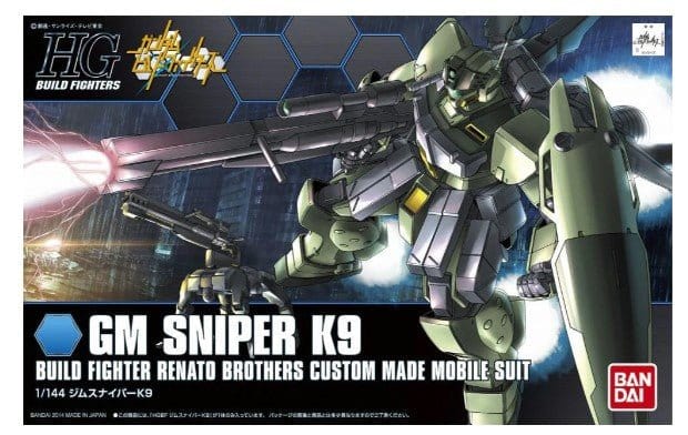 Bandai HGBF 1/144 Gm Sniper K9 Gundam Build Fighters [5058790]