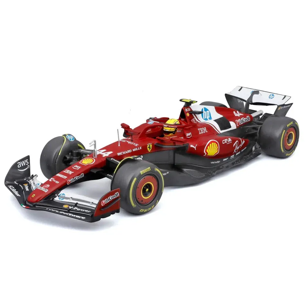 Bburago 1/18 2025 F-1 Ferrari #44 Lewis Hamilton Diecast Model - Image 2