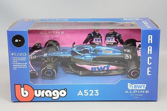 Bburago 1/43 2023 F-1 Renault Alpine A523 #10 Gasly WB Diecast Model - Image 2