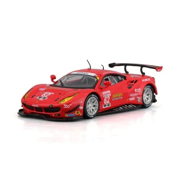 Bburago 1/43 Ferrari Racing 488 GTE 2017, Red #62 Diecast Model