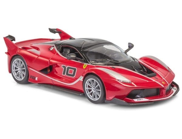 Bburago 26301 1/24 Racing Ferrari FXX-K White #75 or Red #10 Diecast Model