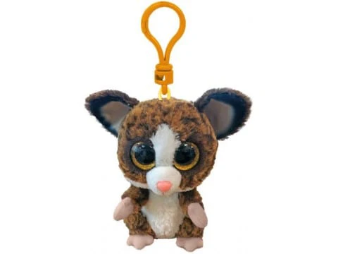 Ty Beanie Boos Binky - Bush Baby Brown Clip**
