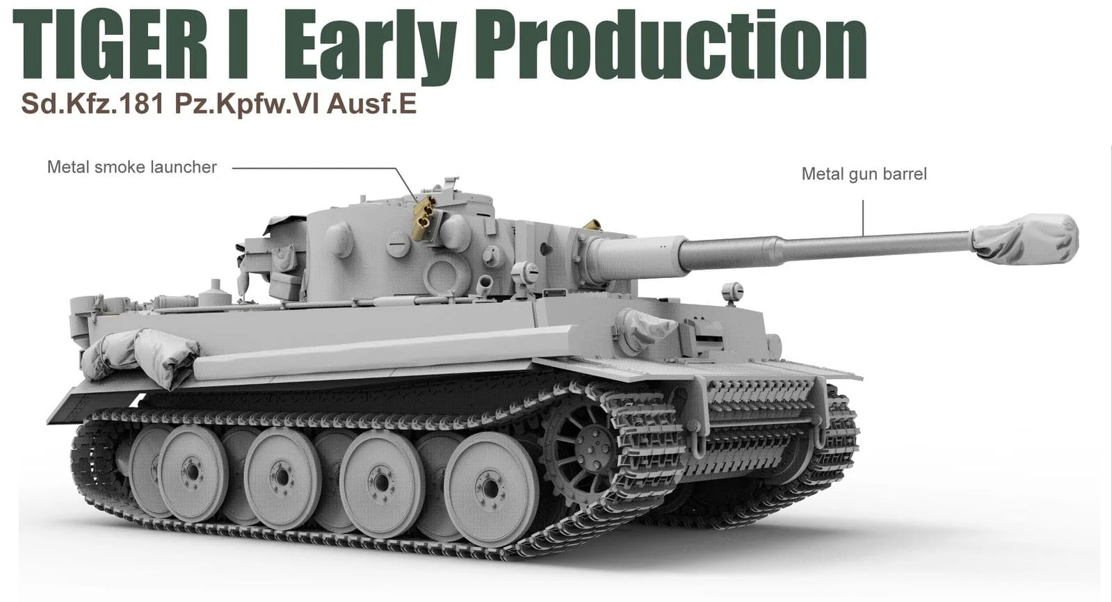 Border Model BT010 1/35 Tiger I Early Battle of Kursk Plastic Model Kit