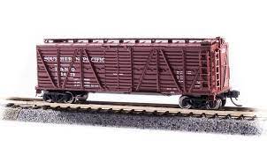 Broadway Limited 6594 N PRR K7 Stock Car No Sound 2-Pack - Ready to Run - Southern Pacific (Boxcar Red)**