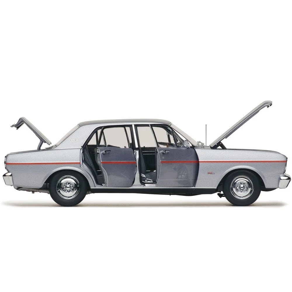 Classic Carlectables 1/18 Ford XT Falcon GT - Frosted Pewter [18863] - Image 4