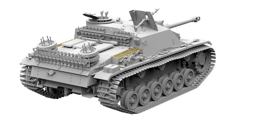 Das Werk 1/16 StuG III Ausf.G w/ Winterketten Plastic Model Kit - Image 3