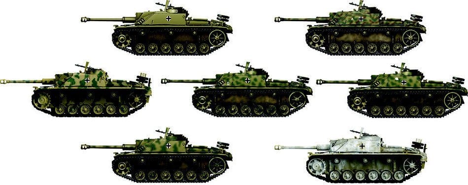 Das Werk 1/16 StuG III Ausf.G w/ Winterketten Plastic Model Kit - Image 7