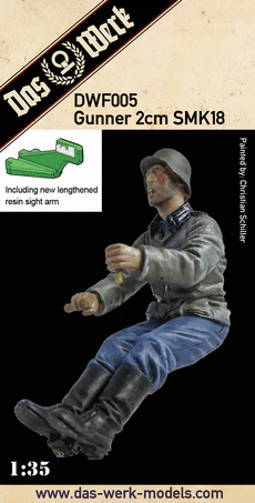 Daswerk F005 1/35 RichtschÃ¼tze Salvenmaschinenkanone Plastic Model Kit