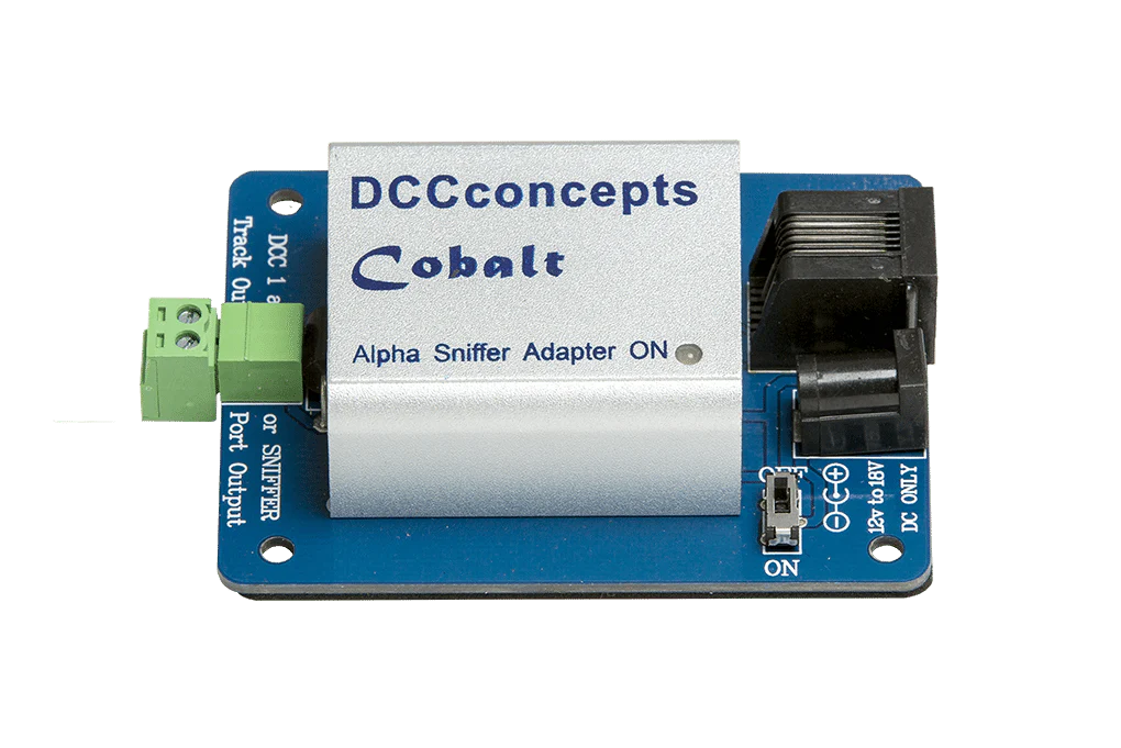 DCC Concepts Cobalt Alpha DCC Power Bus Driver And Sniffer Adapter - Image 3