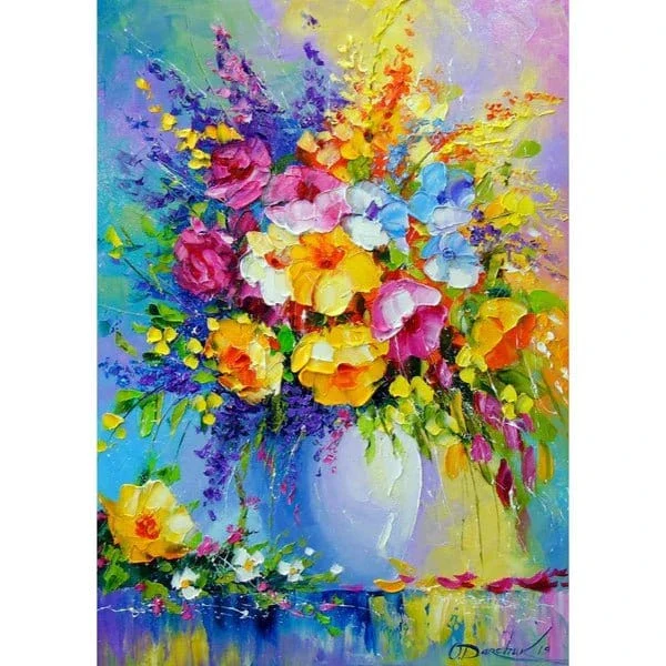 Enjoy Bouquet of Summer Flowers 1000pc Jigsaw Puzzle - Image 2