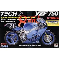 Fujimi 1/12 YAMAHA YZR750 TECH21 1987 (Bike-No9) Plastic Model Kit