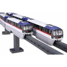 Fujimi 1/150 Tokyo Monorail Type 2000 Old Painting Six Car Formation (6-Car Set) (ST-17)** - Image 2