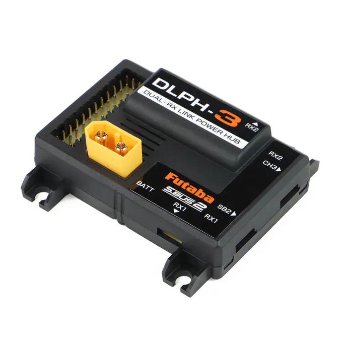 Futaba DLPH-3 Dual RX Link Power Hub [FUTDLPH3] - Image 3