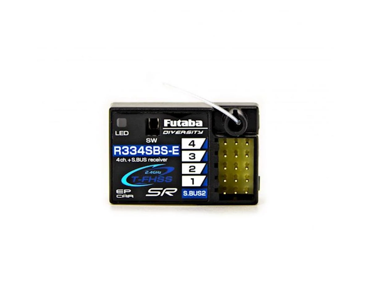 Futaba R334SBS-E 4-Channel Receiver (T-FHSS/S.Bus2) [FUTR334SBSE]