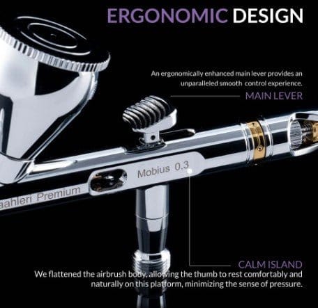 Gaahleri Premium Series GHPM-Mobius 0.3mm Airbrush [40867] - Image 4