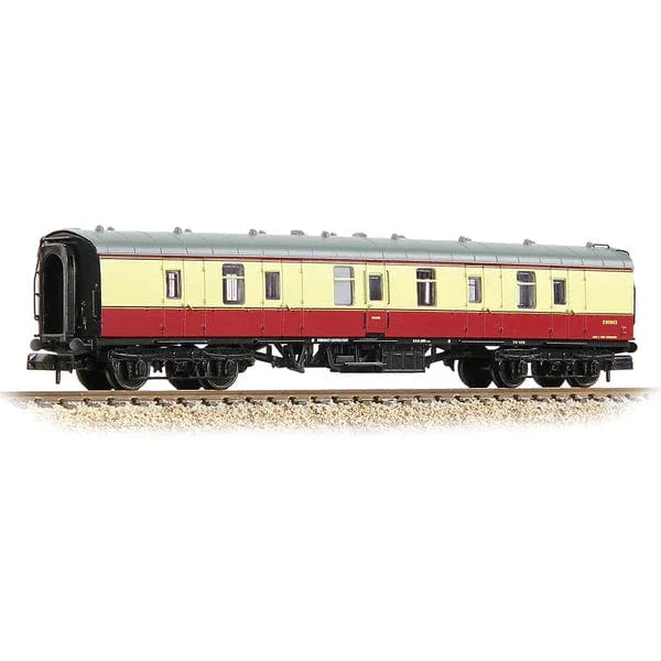 Graham Farish 374-035B N Scale BR Mk1 BG Brake Gangwayed BR Crimson & Cream**